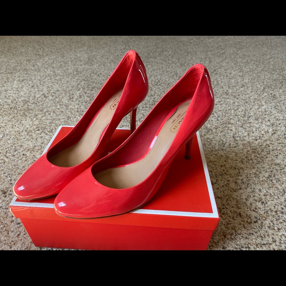 COACH heels! Size 7.5